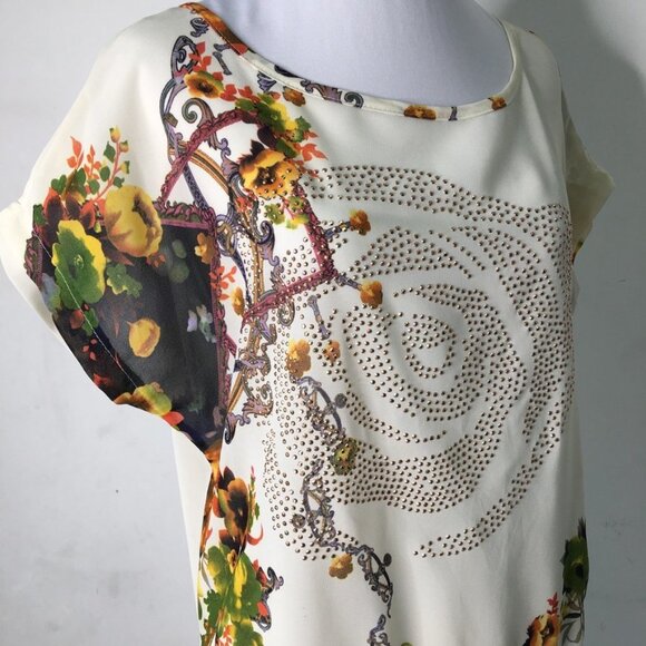 Vinatge Anna Sui Y2K Mini Floral Dress Size Small - Picture 6 of 16